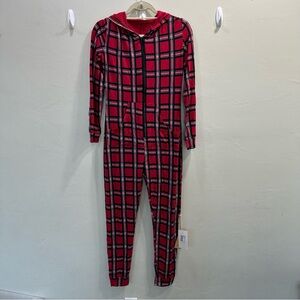 KicKee Pants Women's Romper Classic Holiday Plaid Size XS